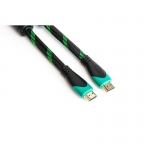 Виде кабель PowerPlant HDMI - HDMI, 5m, позолоченные коннекторы, 2.0V, Double ferrites, Highspeed
